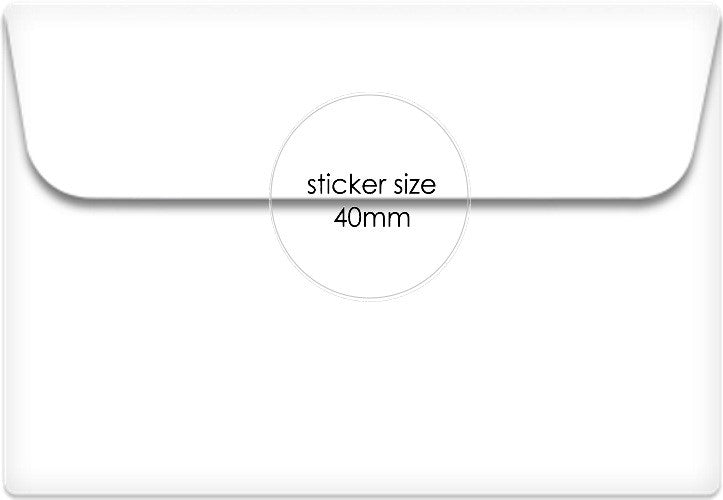 Kiss Lips stickers. 40mm round clear stickers with red lips