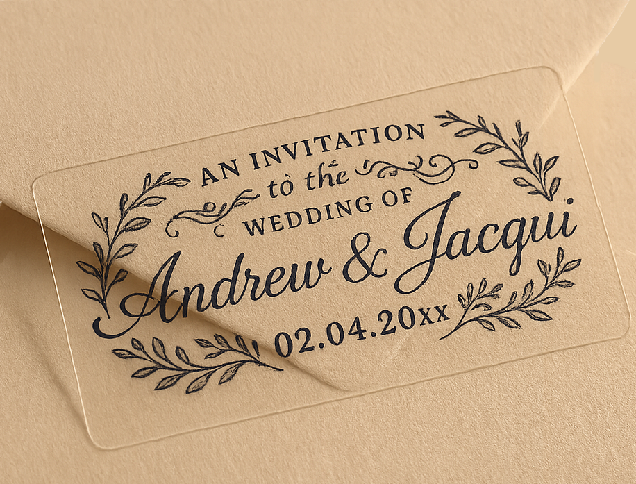 Clear custom Stickers