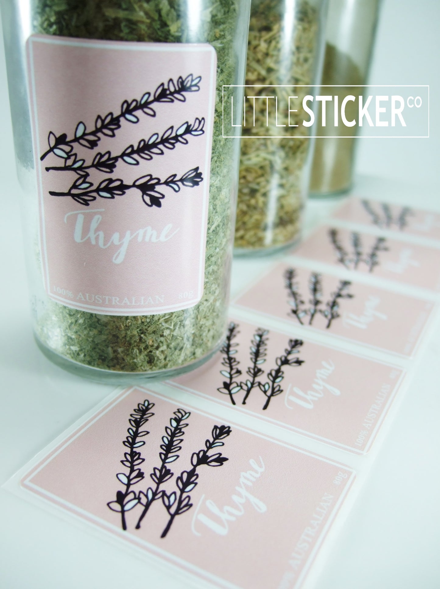 Photo & Logo stickers - white gloss paper