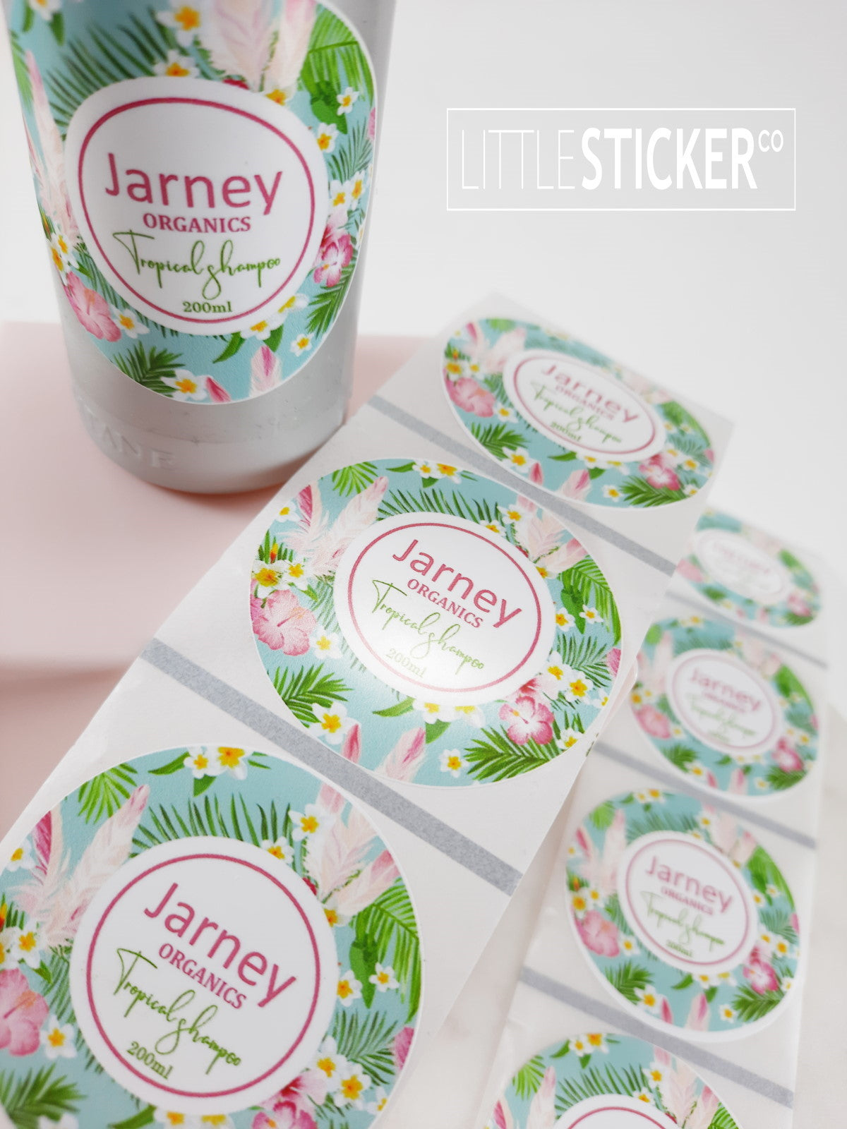 Waterproof Photo & Logo stickers