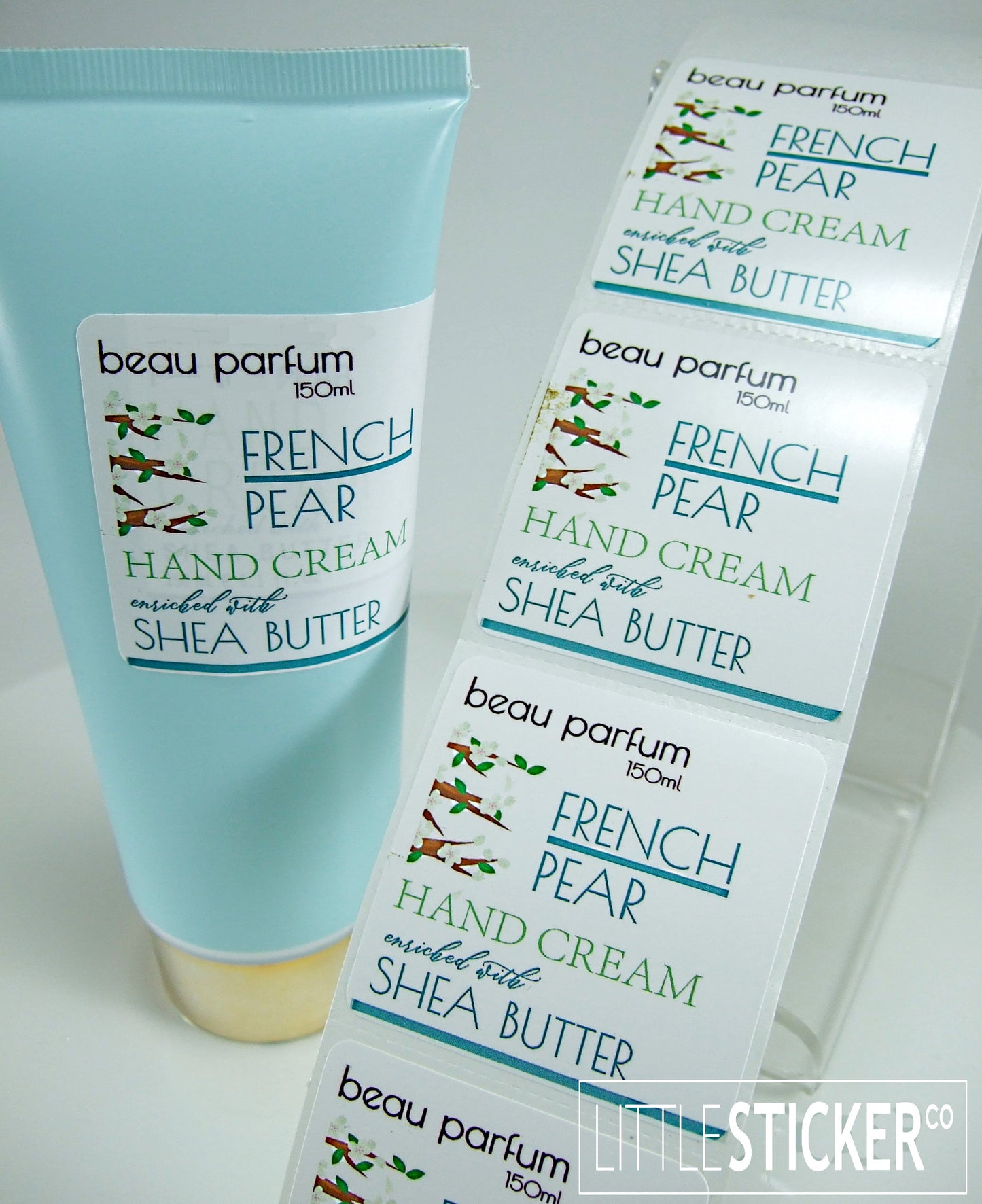 Photo & Logo stickers - white gloss paper