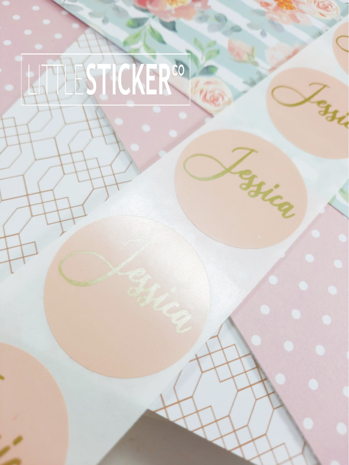 Pink Buff Custom Stickers