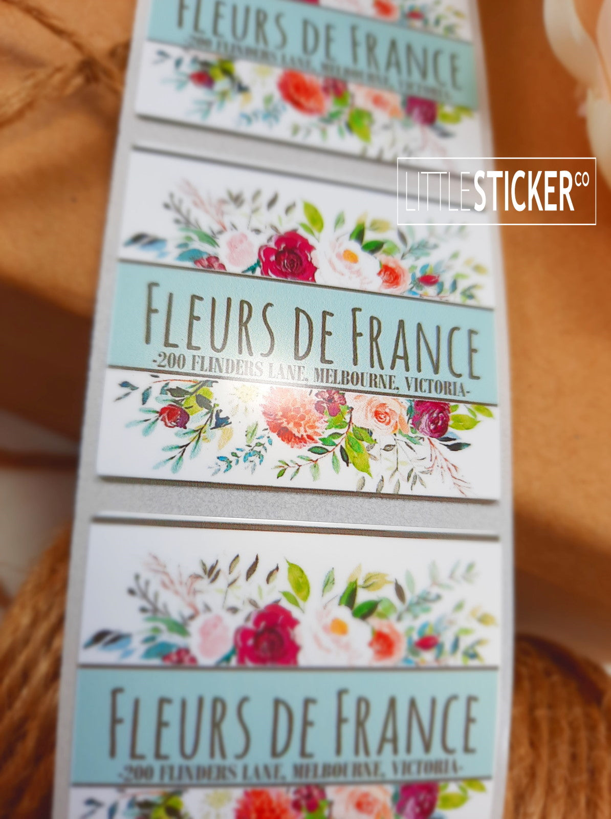 Waterproof Photo & Logo stickers