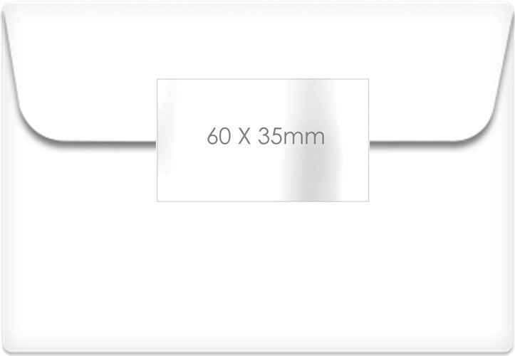 Photo & Logo stickers - white gloss paper