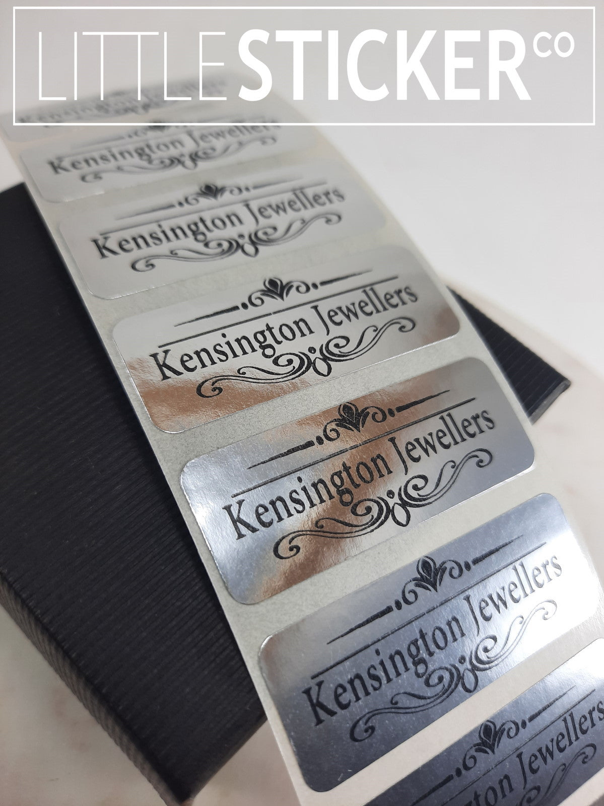 Personalised Address labels with ornate design. Add your Name and address, choose colour and size!