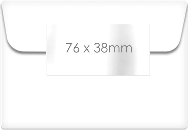 Photo & Logo stickers - white gloss paper