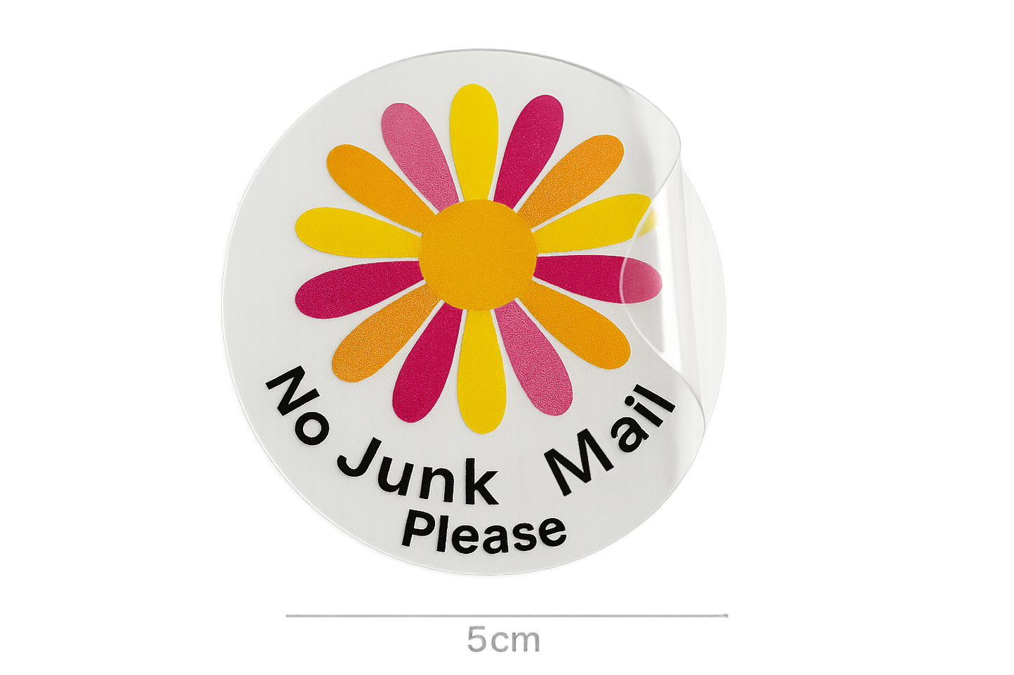 Water-resistant Photo & Logo stickers - Transparent/ clear