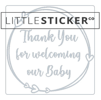 Baby stickers. Choose from various designs and colours