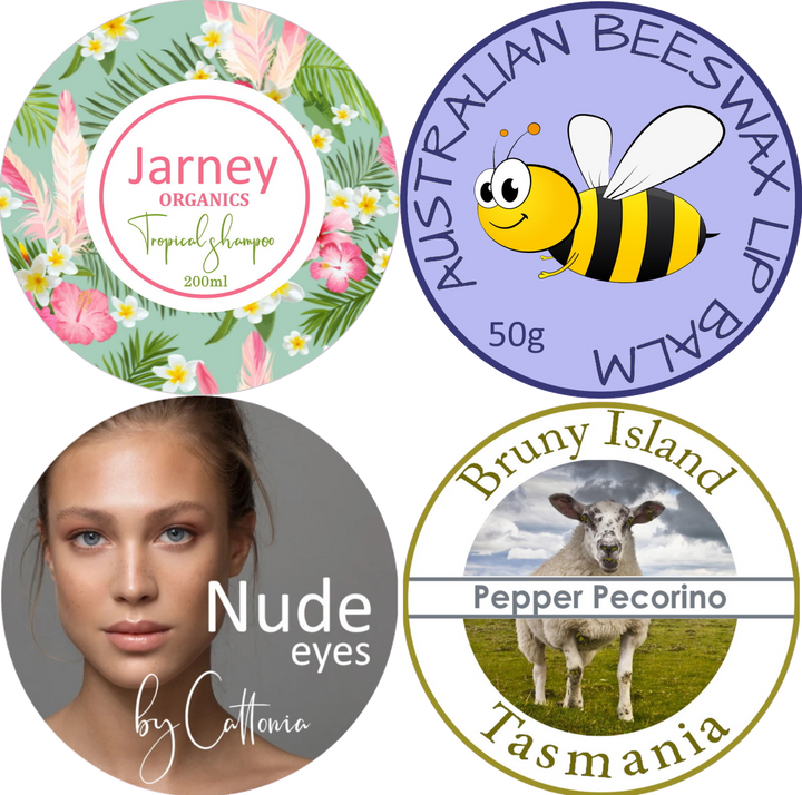 Photo stickers / Multi -coloured logo stickers – Little Sticker Co