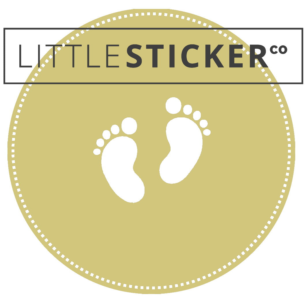 Baby stickers. Choose from various designs and colours