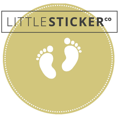 Baby stickers. Choose from various designs and colours