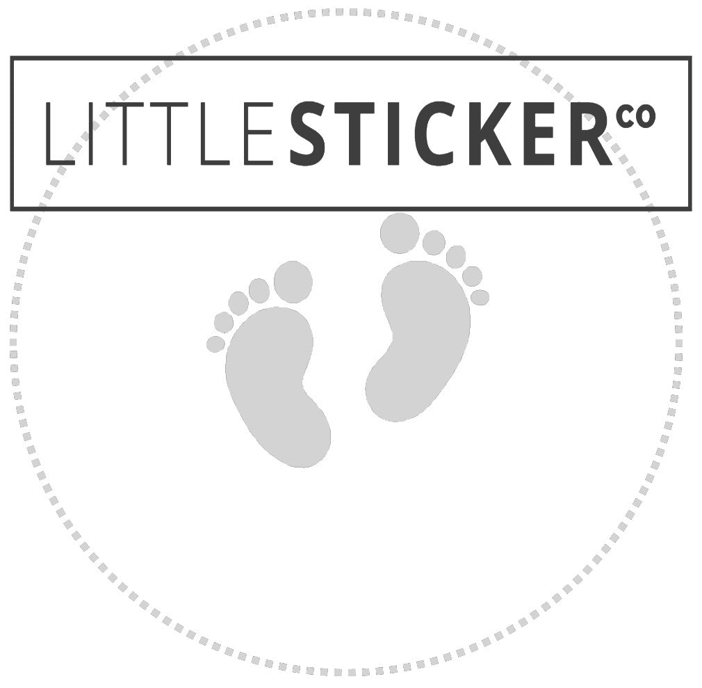 Baby stickers. Choose from various designs and colours