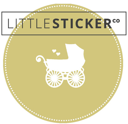 Baby stickers. Choose from various designs and colours