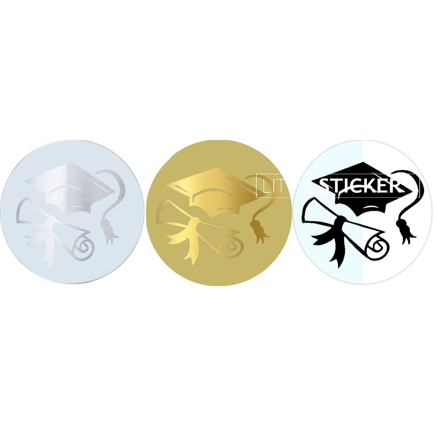 Graduated Scale Transparent Sticker Graduation stickers, Award stickers, teacher stickers. Round stickers ...