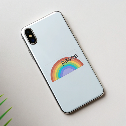 Water-resistant Photo & Logo stickers - Transparent/ clear