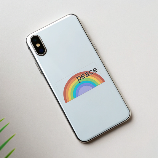 Water-resistant Photo & Logo stickers - Transparent/ clear