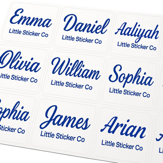 Custom Name Tag Stickers